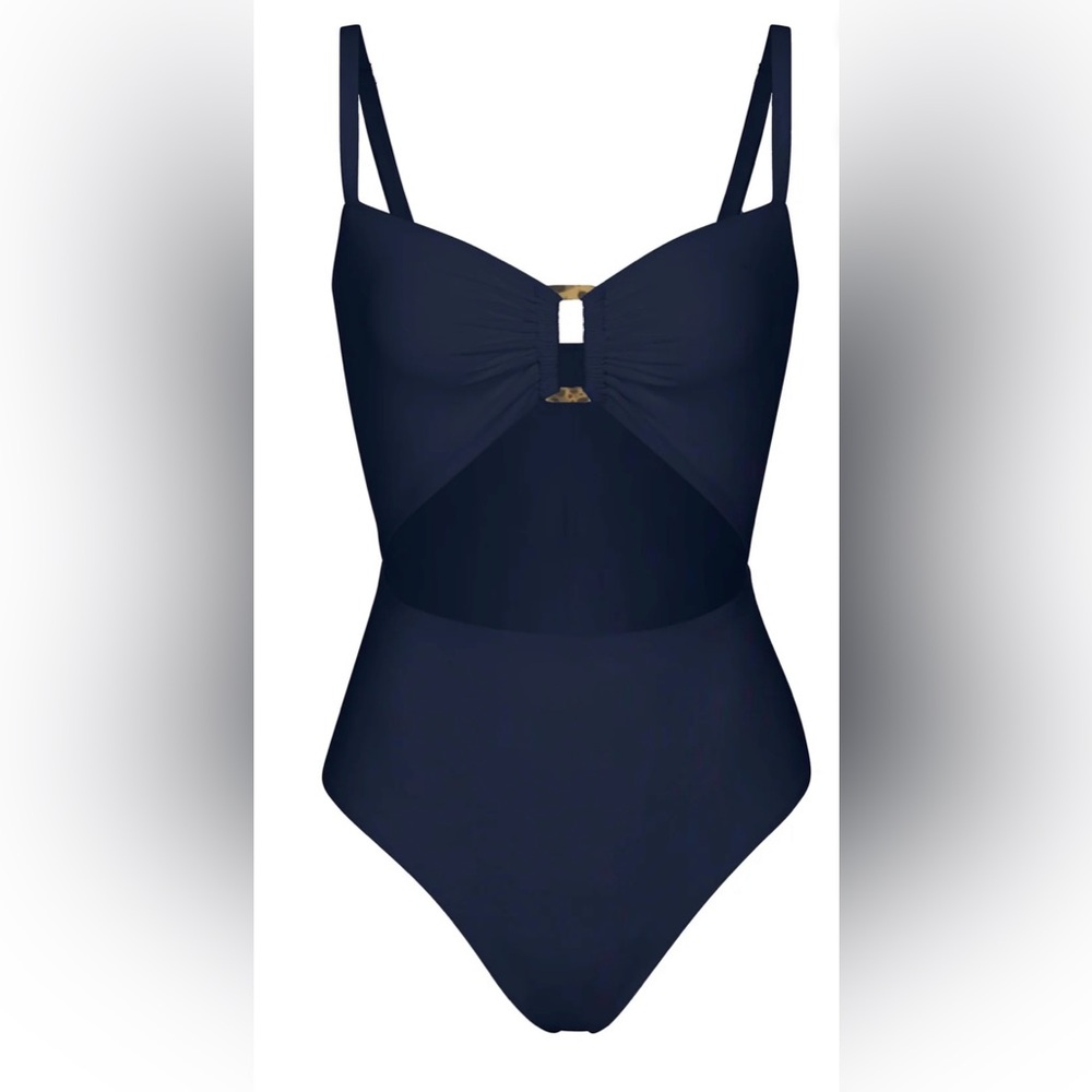 ANEMOS TORTOISE CUTOUT ONE-PIECE - NWT